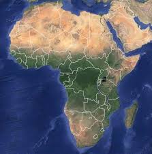 A political map of africa and a large satellite image from landsat. Map Of Africa It S States Climates Vegetation Populations
