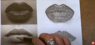 to draw lips realistically in 5 minutes