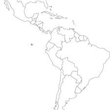 South Countries Map Best Photos Of Template Blank X Latin America To