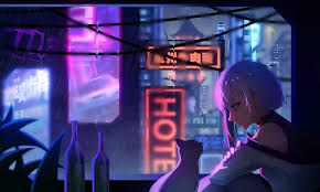 lucy cyberpunk edgerunners lofi hd tv