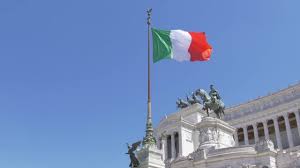 Italian flag was officially adopted on january 21, 1919. Waving Italian Flag In Rome Stock Video Motion Array