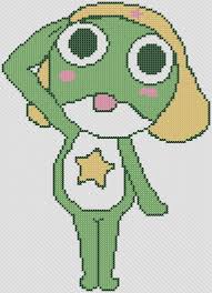 Keroro Gunsos Sgt Frog Free Anime Cross Stitch To Print