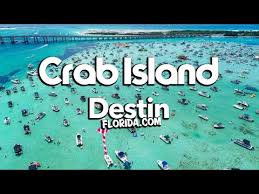 visiting crab island in destin florida