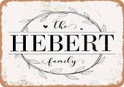 Amazon.com: Metal Sign - The Hebert Family (Style 1) - Vintage ...