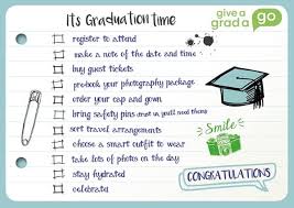 graduation checklist 11 things to