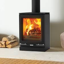 There's nothing quite like a wood burning stove to give your home a warm and cosy feel. Stovax Vogue Small Wood Burning Eco Stove With Cast Iron Top Plate Simply Stoves