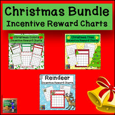Christmas Incentive Reward Sticker Charts Bundle