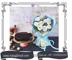flower with cake delivery