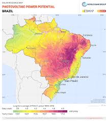 Detailed large political map of brazil showing names of capital city, towns, states, provinces and boundaries with neighbouring countries. Solar Resource Maps And Gis Data For 200 Countries Solargis