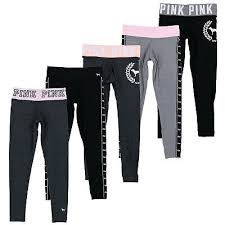 Victorias Secret Pink Leggings Stretch Yoga Pants Sport Athletic Bottoms New Vs Ebay