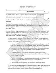 Free Printable Power Attorney Template Form Real Estate Forms