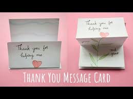 Check spelling or type a new query. Easy Thank You Message Card For Teachers Diy Thank You Teacher Card Teachers Day Message Card Youtube