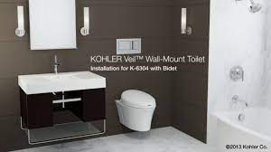 veil toilet with bidet seat