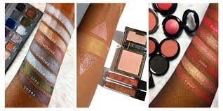 makeup swatches for women of color