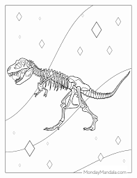 32 t rex coloring pages free pdf
