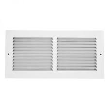 12in X 8in Wall Return Air Grille White