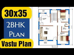 North Facing 2bhk 900 Sqft House Plan