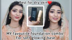 soft glowing skin makeup for dry skin