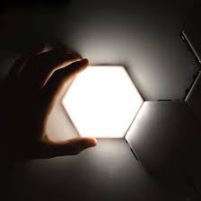 Shop Creative Honeycomb Modular Assembly Touch Wall Lamp Quantum Led Wall Light Bedroom Lamp Wall Decoration Online From Best Led Lights On Jd Com Global Site Joybuy Com