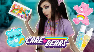 care bears outfit and makeup look