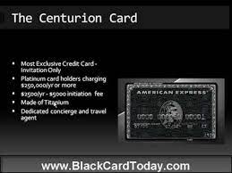 American express black card alternatives American Express Black Card Centurion Youtube