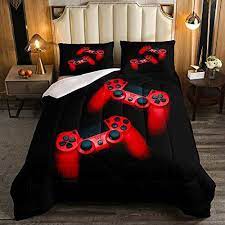 Gamer Comforter Set Queen Size For Boys