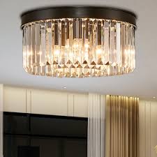 Lights Clear Crystal Ceiling Lamp