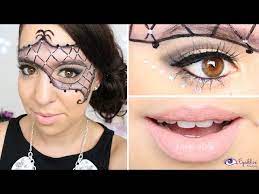 masquerade mask makeup tutorial by