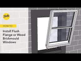 wood brickmould windows