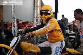 aneka a pengendara motor trial tua