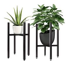 Popular modern plant stand with of good quality and at affordable prices you can buy on looking for something more? Buy 2 Pack Metal Plant Stand For Indoor Outdoor Black Mid Century Modern Planter Stands Free Tall Low Flower Pot Holder Fit Up To 10 Inch Pot Online In Indonesia B08r5qr1gg
