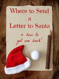 Current students may email anywhere. How To Send A Letter To Santa How To Get A Letter Back Christmas Lettering Santa Letter Christmas Activities For Kids