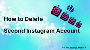 how to delete second insram account