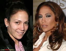 celebrities before and after makeup