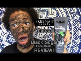 freeman charcoal black sugar gel mask