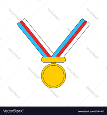 Gold Medal Template Reward For First Place