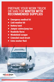 Winterizing Your Work Van How To Stay