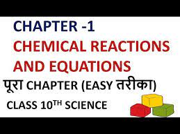 Chemical Reactions And Equations Class