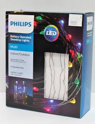 8 99 Led Battery Operated Dewdrop Lights W Timer Philips