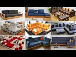 wooden sofa set design corner sofa