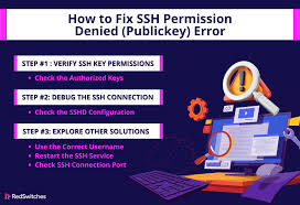 how to fix ssh permission denied