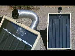 diy solar air heater solar thermal