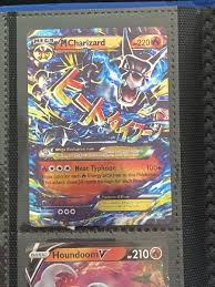 pokemon card mega m charizard ex black