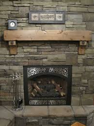 handmade fireplace beam mantel