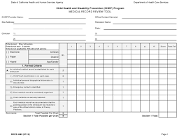 Form Dhcs 4492 Download Printable Pdf Medical Record Review