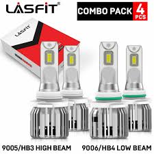 lasfit 9005 9006 led headlight bulbs