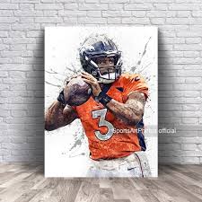 Rus Wilson Poster Denver Broncos