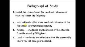 Maybe extend your research about the filipino culture outside the philippines? How To Make Research Background Filipino Tutorial Youtube