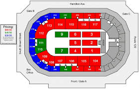 Seating Charts Cure Insurance Arena