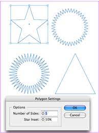 draw shapes in an indesign cs5